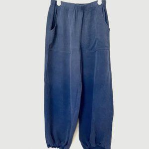 CHICO’S | 100% Silk Ankle Crop Pants